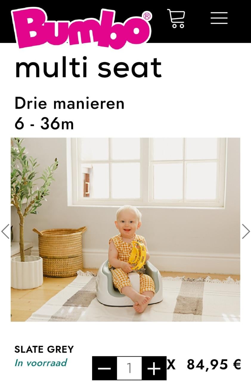 Bumba kinderstoeltje