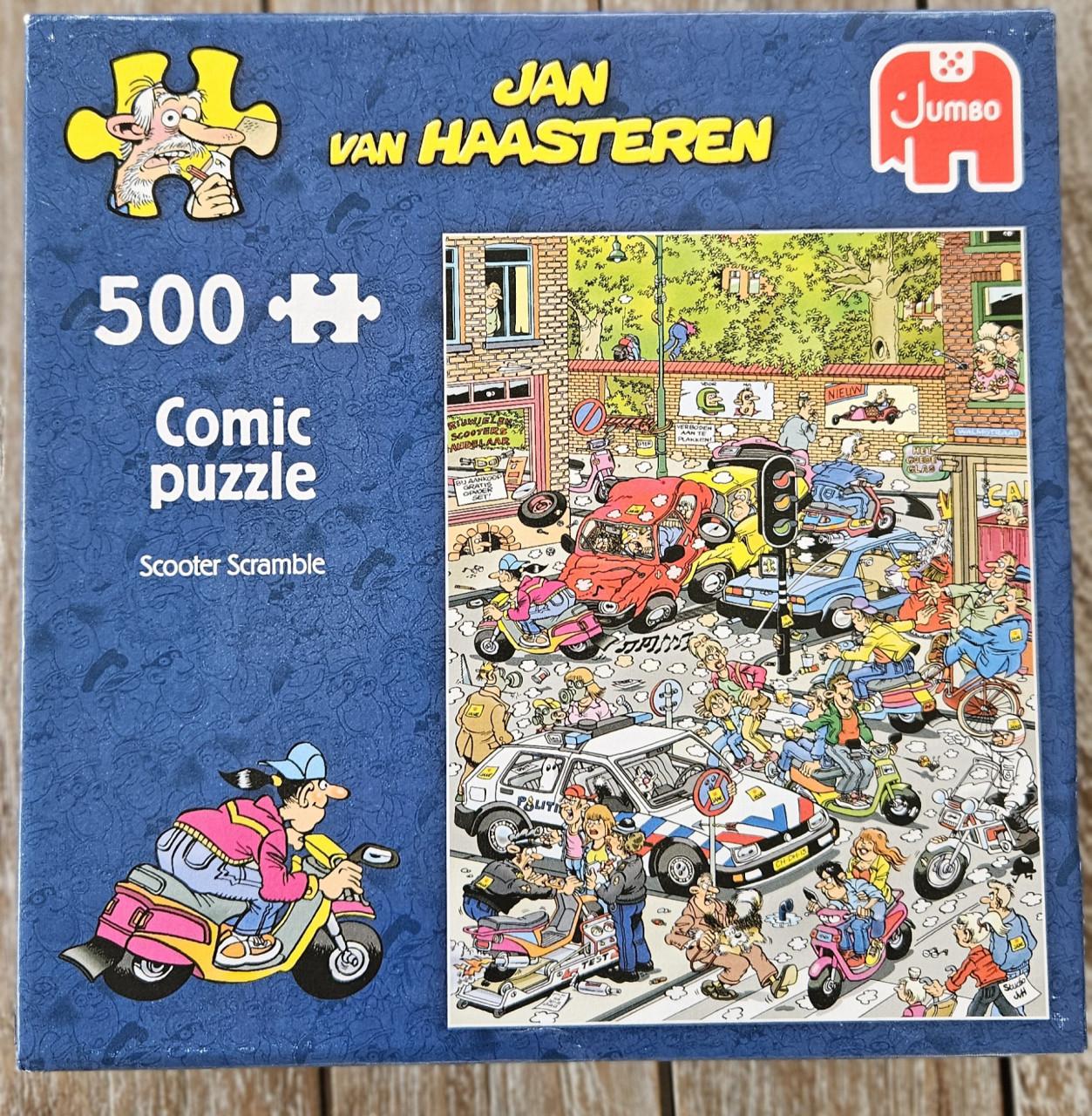 Jan van haasteren puzzels en 1 wasgij puzzel