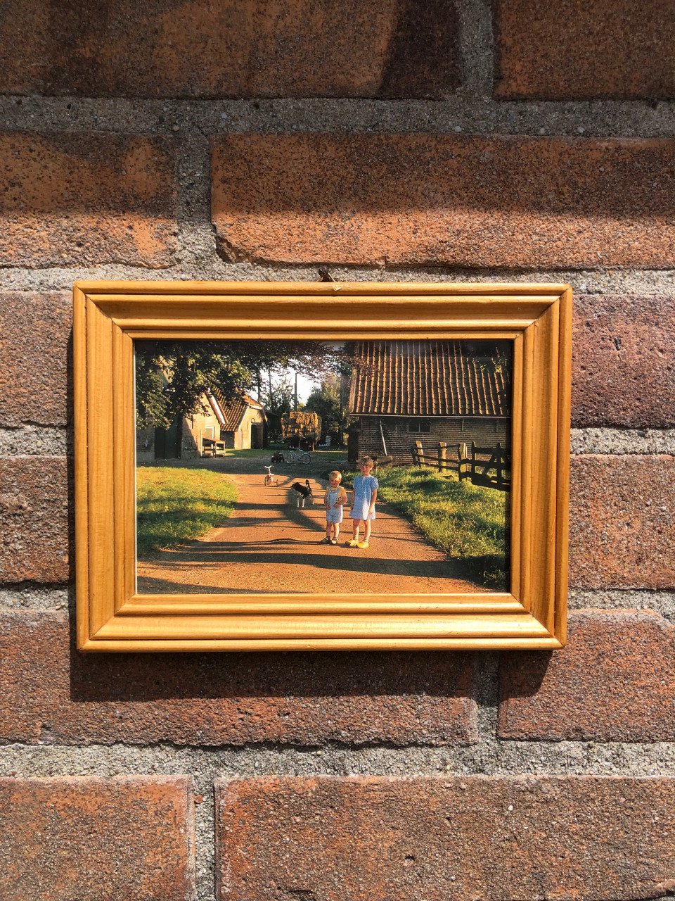 Lijstje met kinderen op de boerderij.