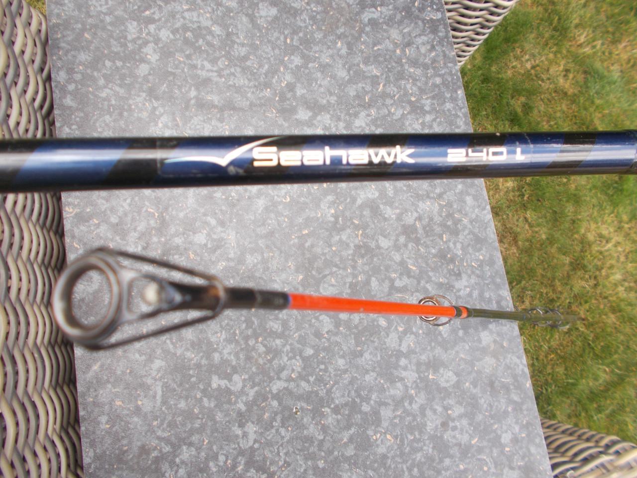 SEA HAWK 240 L tweedelige boothengel , lengte 240 cm w.g. tot 150 gr