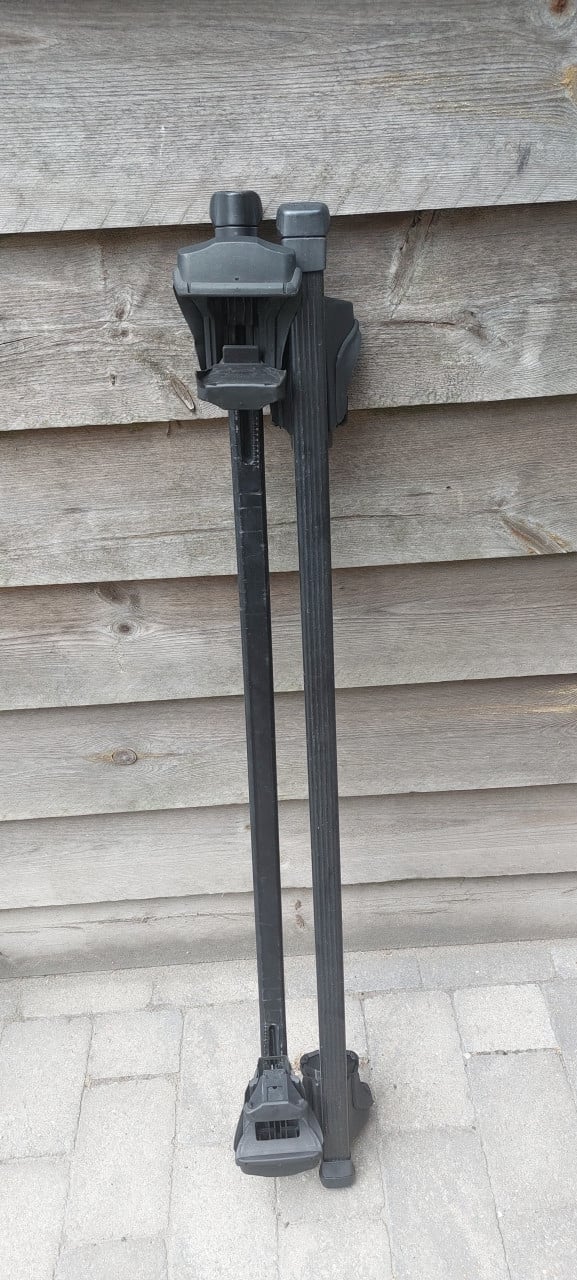 Thule dakkoffer incl dakdragers & Twinnyload fietsendrager