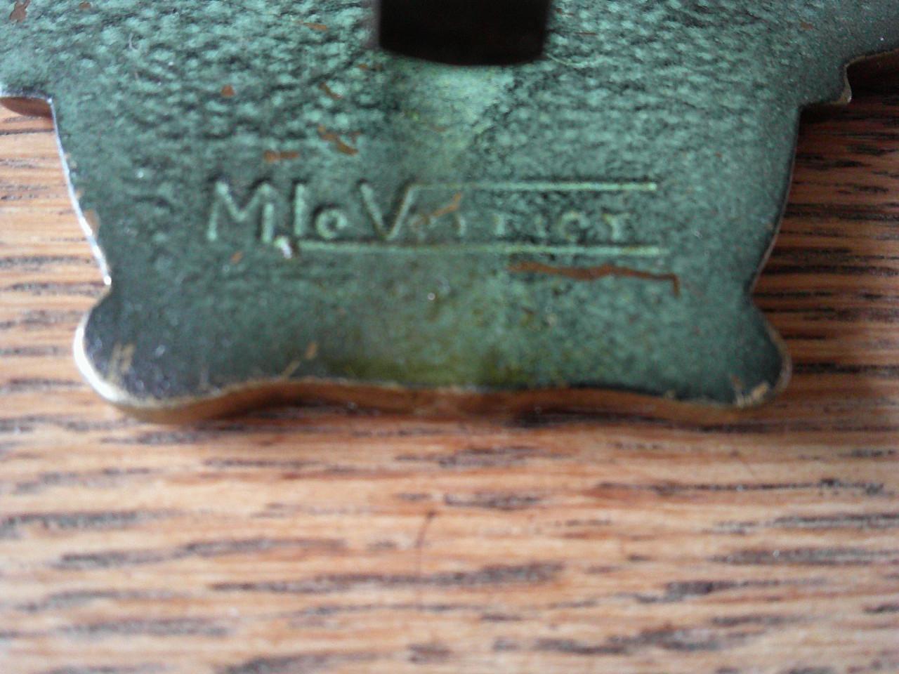 MAX LE VERRIER 1871 -1973 ,BRONS 1920