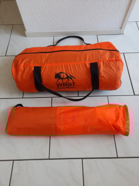 Koepeltent met luifel  2-3 personen
