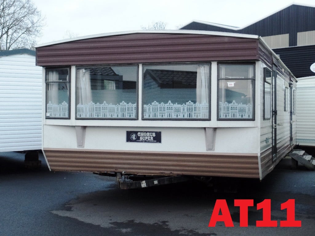 Diverse modellen ATLAS stacaravans met 2 of 3 slaapkamers tot 8 personen