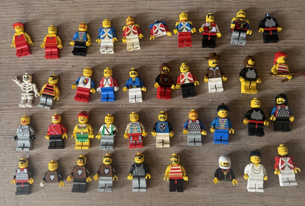 Lego minifiguren Pirates, Castle, Indianen en toebehoren