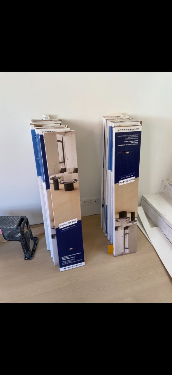 Pvc vloer lichte vloer 35m2