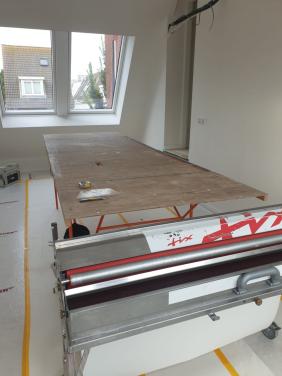 Renovliesbehang plakken nieuwbouw of renovatieprojecten