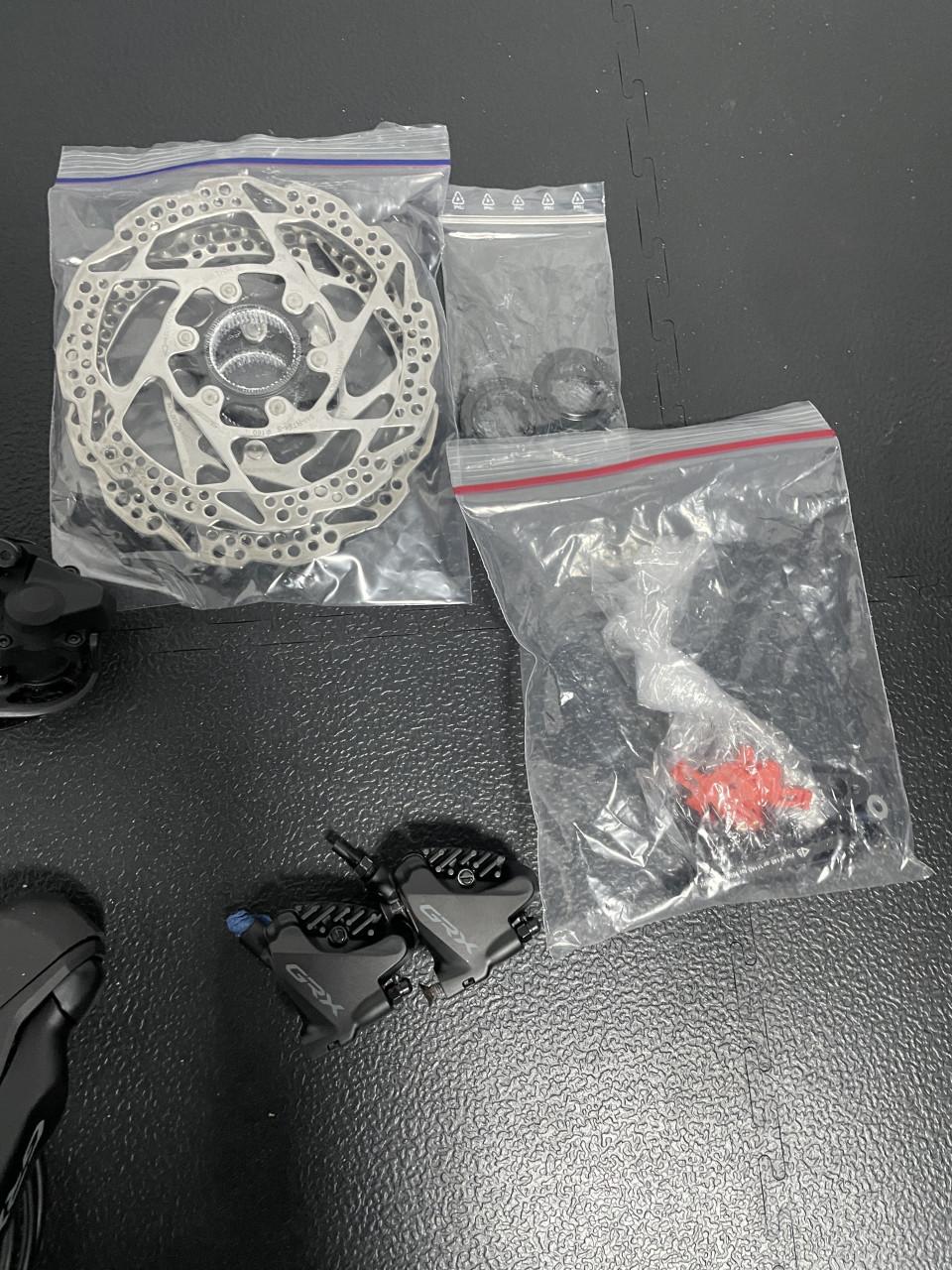 Shimano Grx 2 x 12 speed groepset zo goed als nieuw !