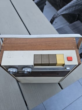 Jaren 70 draagbare Fairmate L 5- 2000, cassettespeler, solid state..
