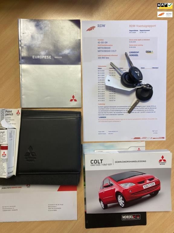 Mitsubishi Colt | 1E Eigenaar | Dealeronderhouden NAP Airco Nieuwe APK