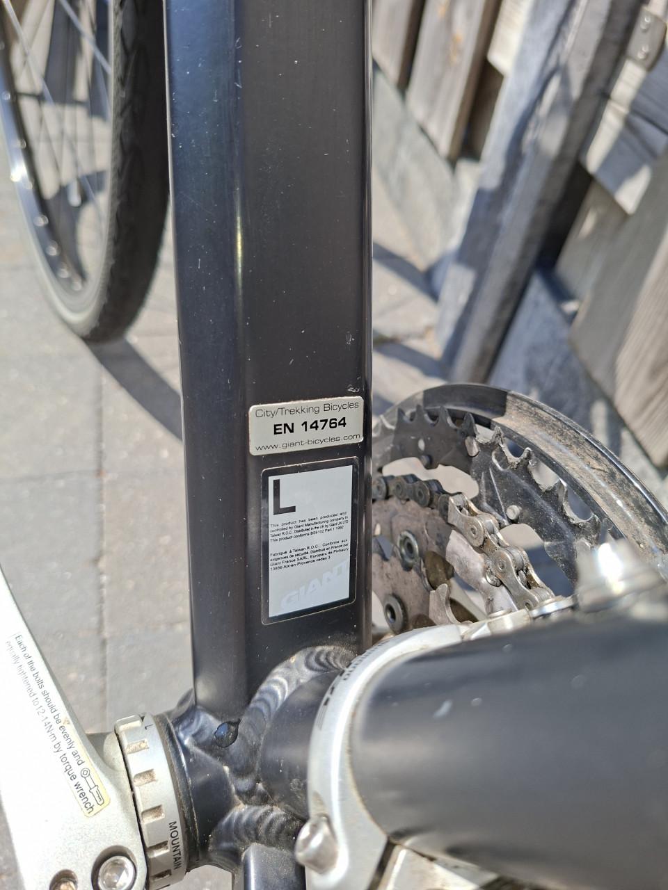 City/trekking heren fiets. Maat L giant roamxr1