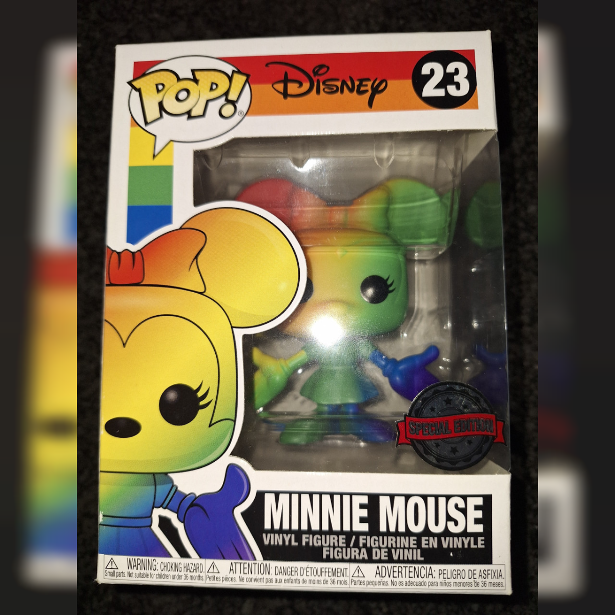 Mini Mouse Two Groovy Te koop Mini Mouse Funko Pride Pop (nr.23).