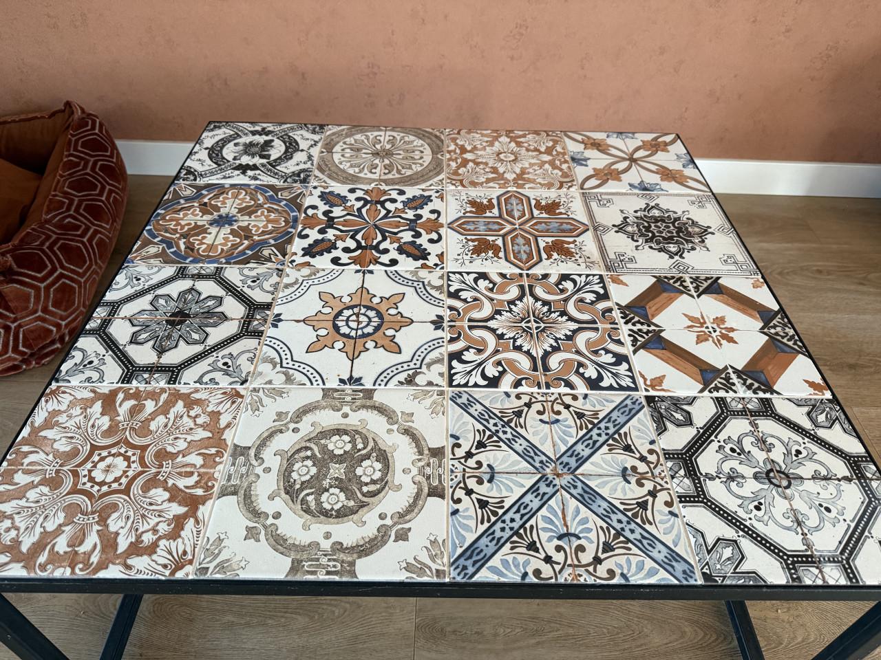 Salontafel Spaanse tegels