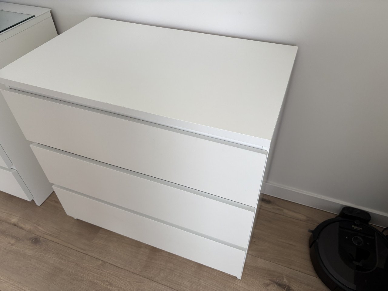 IKEA MALM ladekast wit 3 lades 80x78