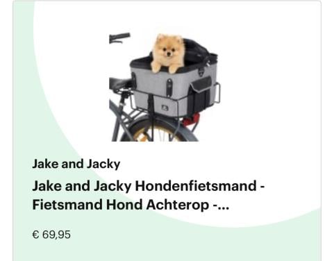 Hondenfiets mandje