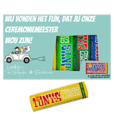 Cadeautje voor de ceremoniemeester