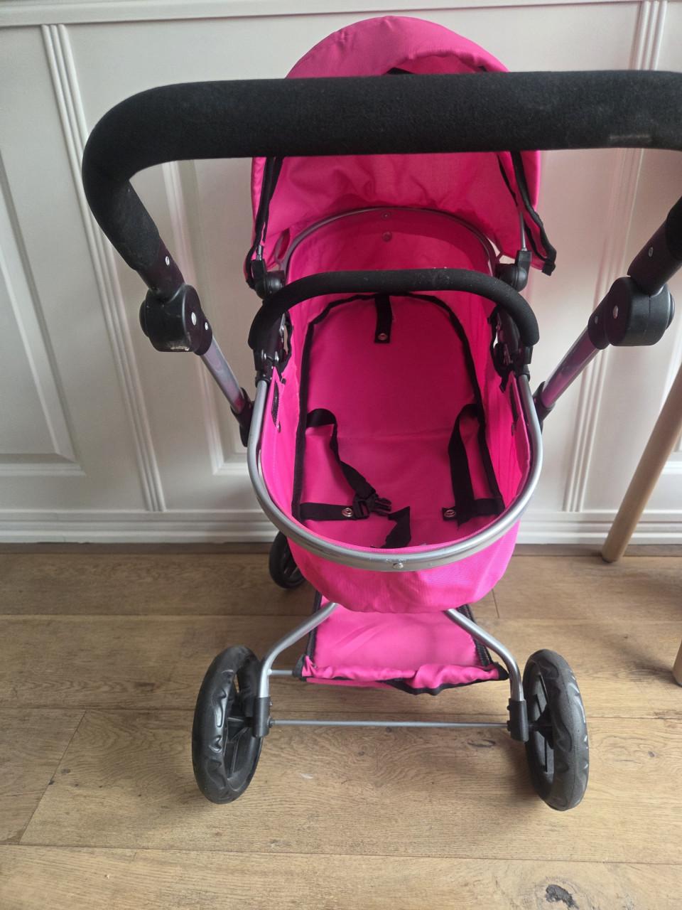 Poppenwagen bandits and angels roze