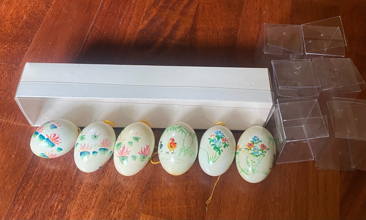Houten beschilderde 🥚🥚🥚