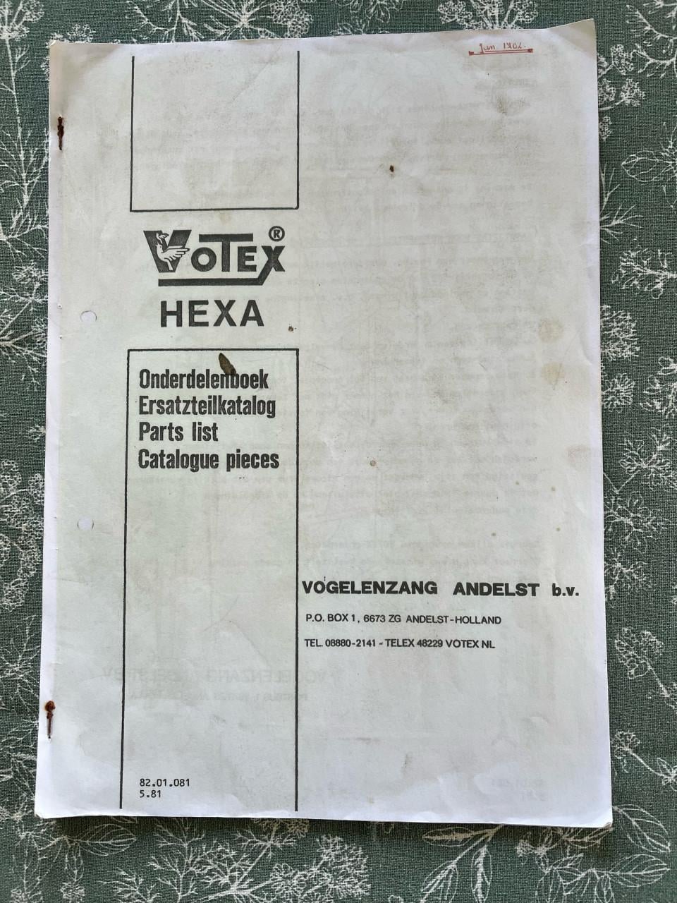 Votex Hexa 2+1 boomgaardmaaier palenmaaier