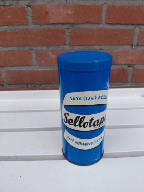 Oud winkelblik Sellotape