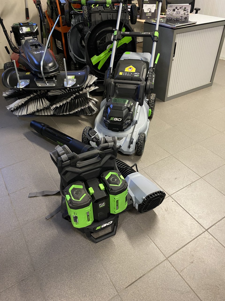 Ego rug gedragen bladblazer Ego tuinmachines