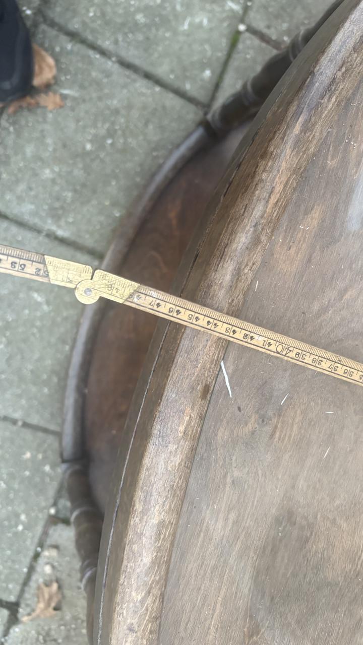 Brocante bijzettafel