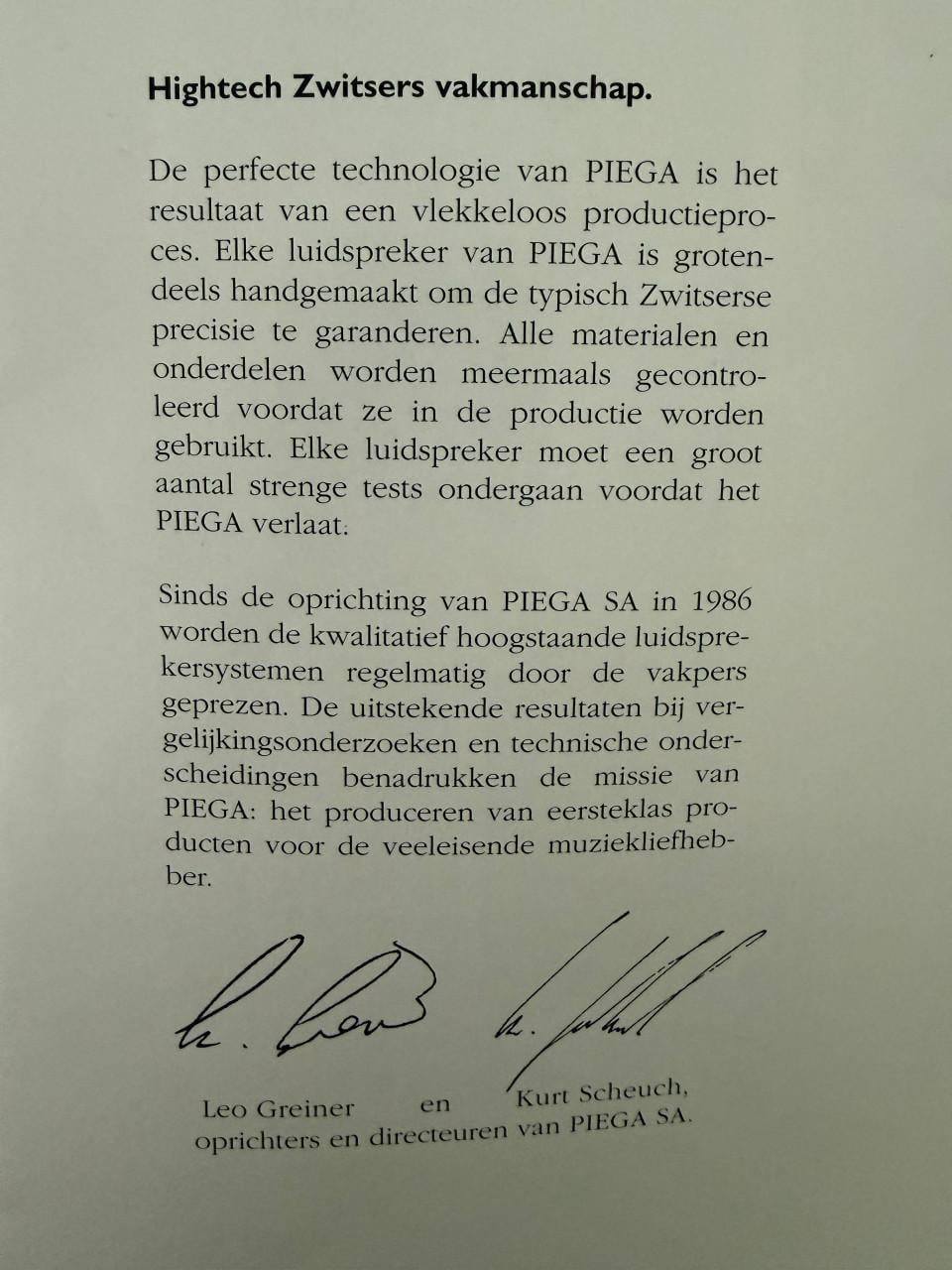 Piega boxen