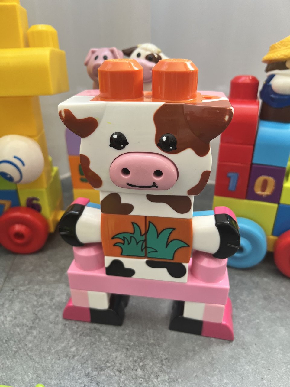 Grote partij mega bloks boerderij thema