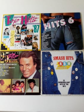 Set 4x jaren 80 vinyl lp