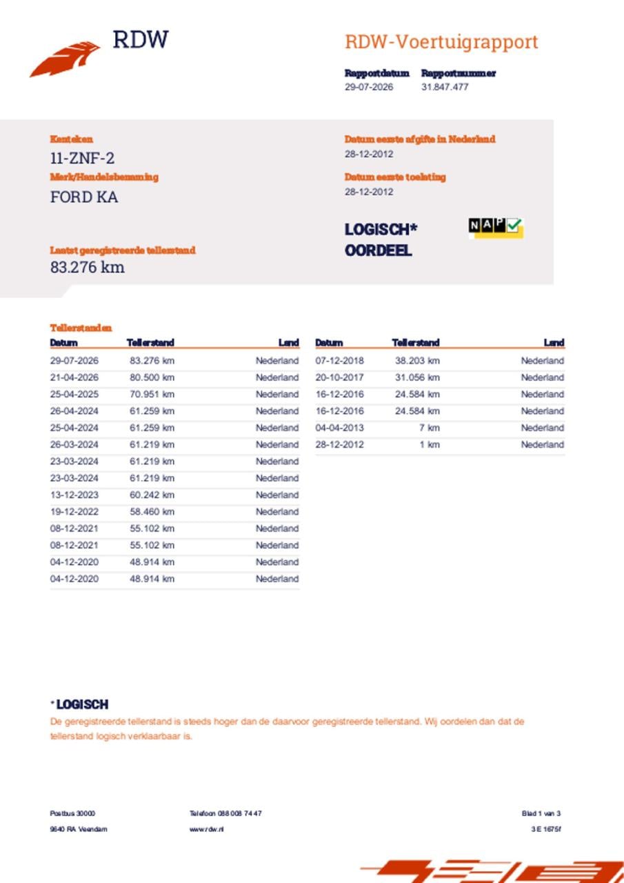 Ford KA 1.2 titanium x start/stop