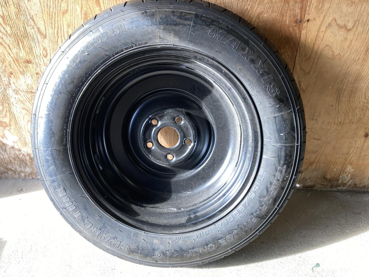 Reserveband/thuiskomertje voor Rav4 hybride