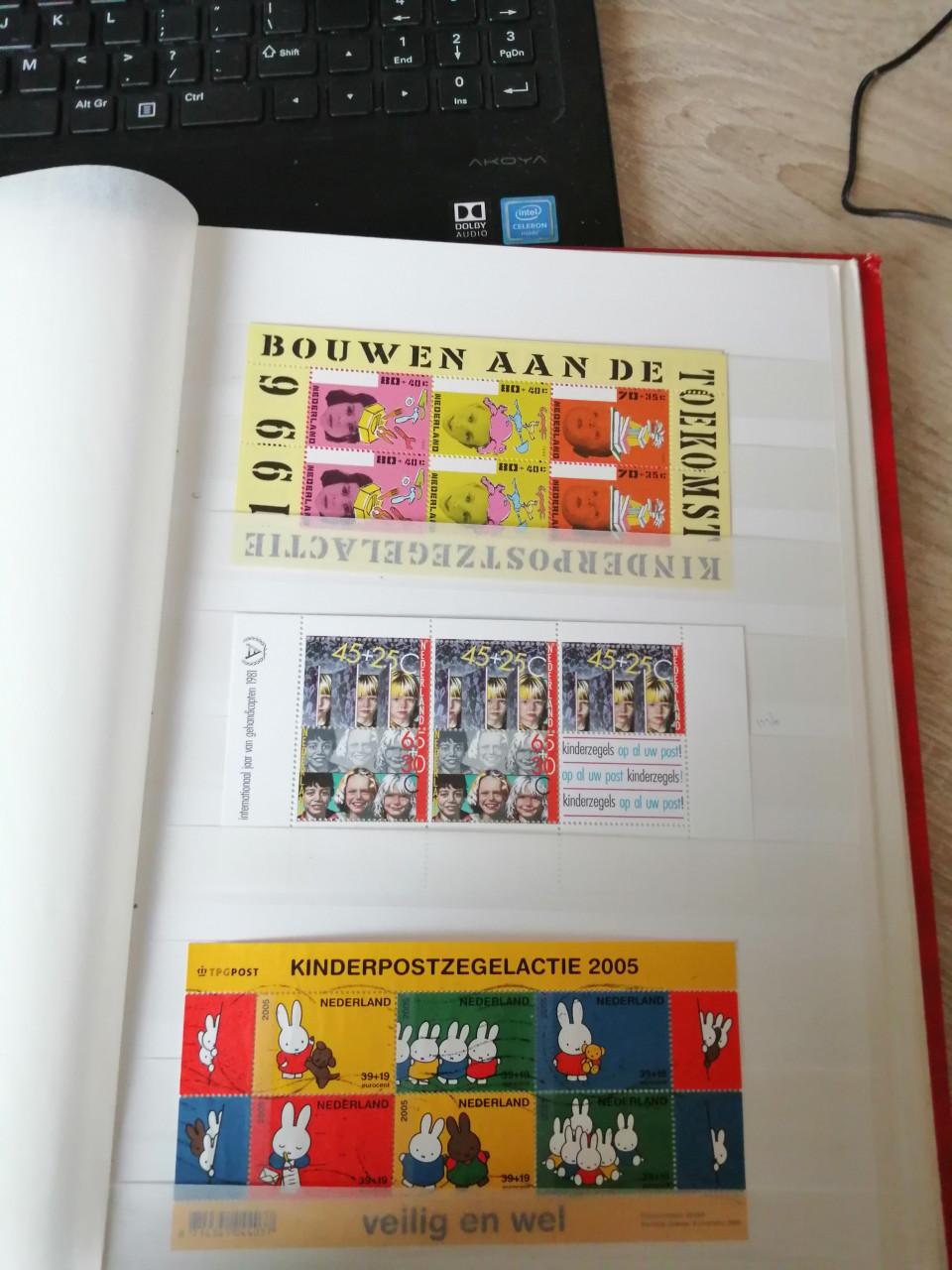 Postzegel nld blokken