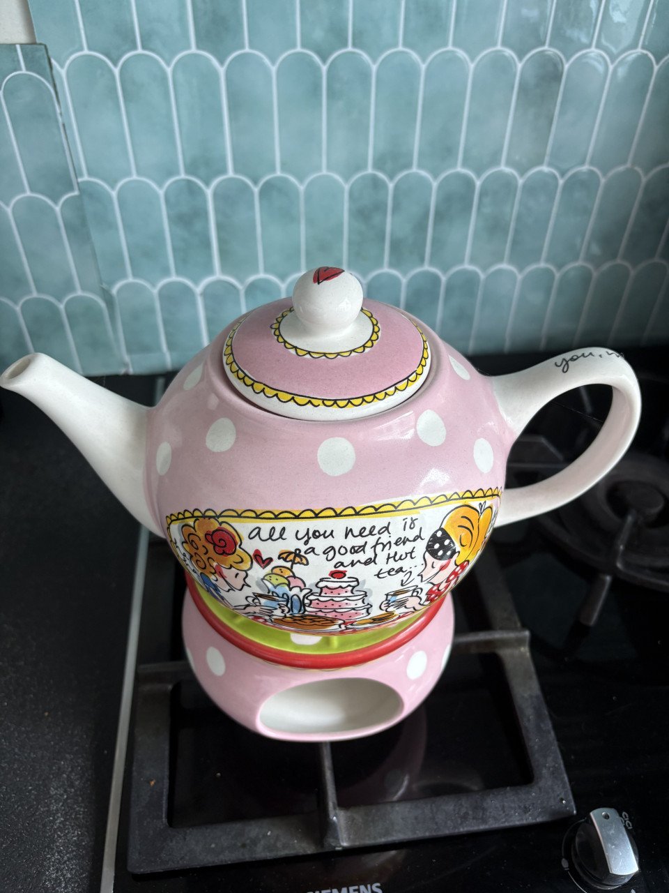 Blond theepot