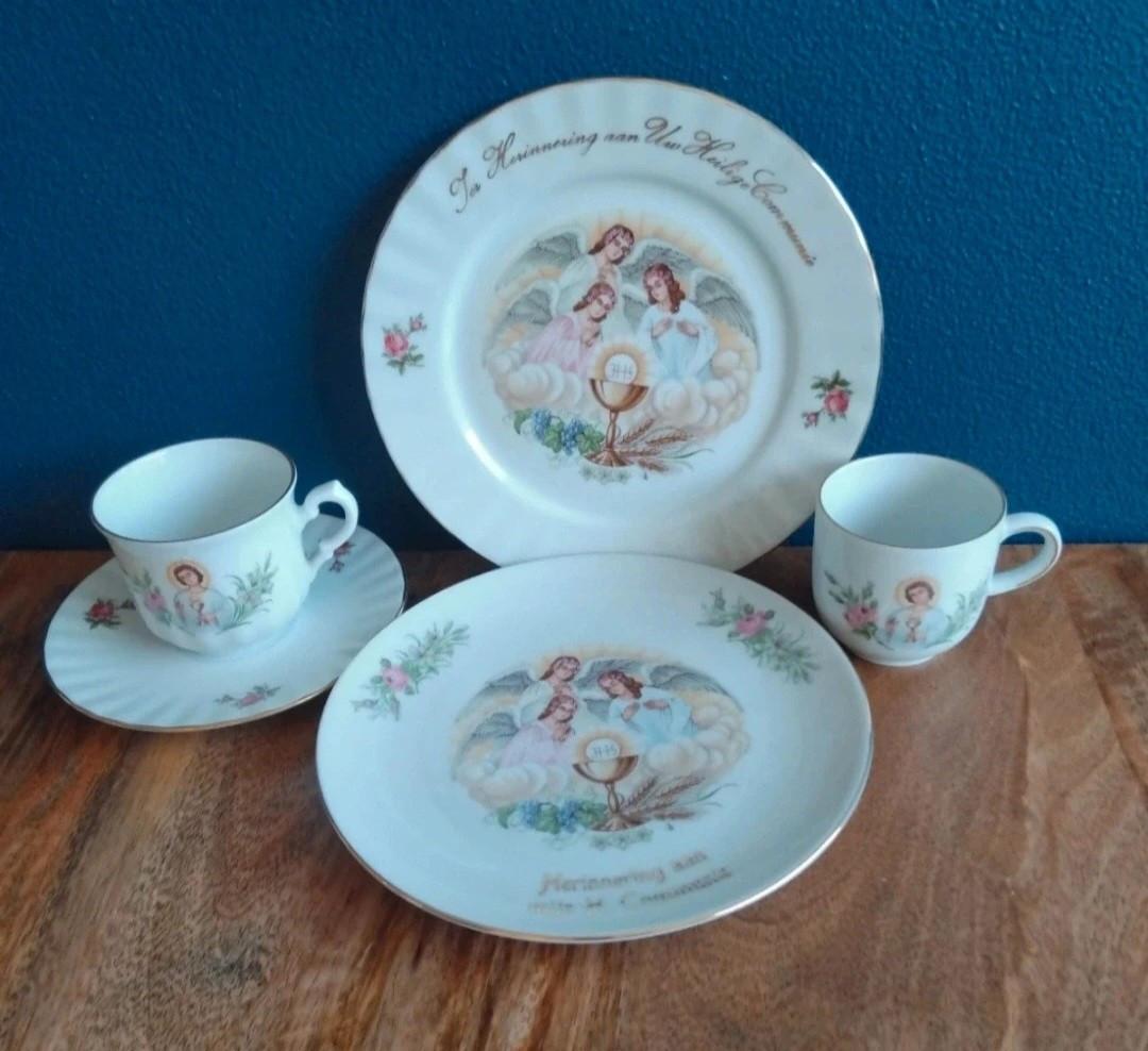 Antiek Porselein Bavaria 1e Communie