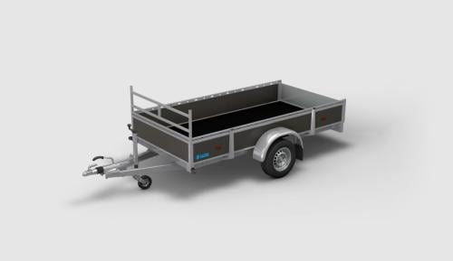 Open enkelas bakwagen huren Middelburg