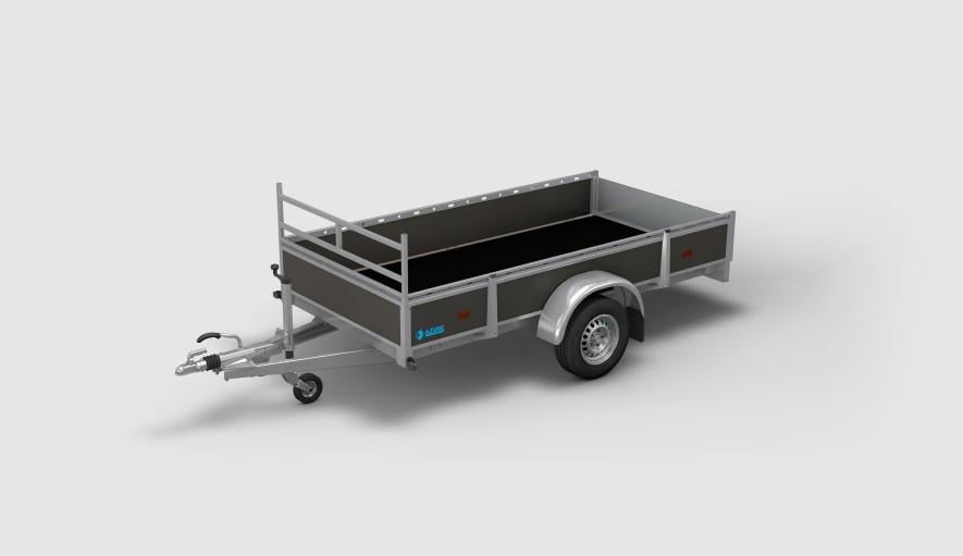 Open enkelas bakwagen huren Middelburg