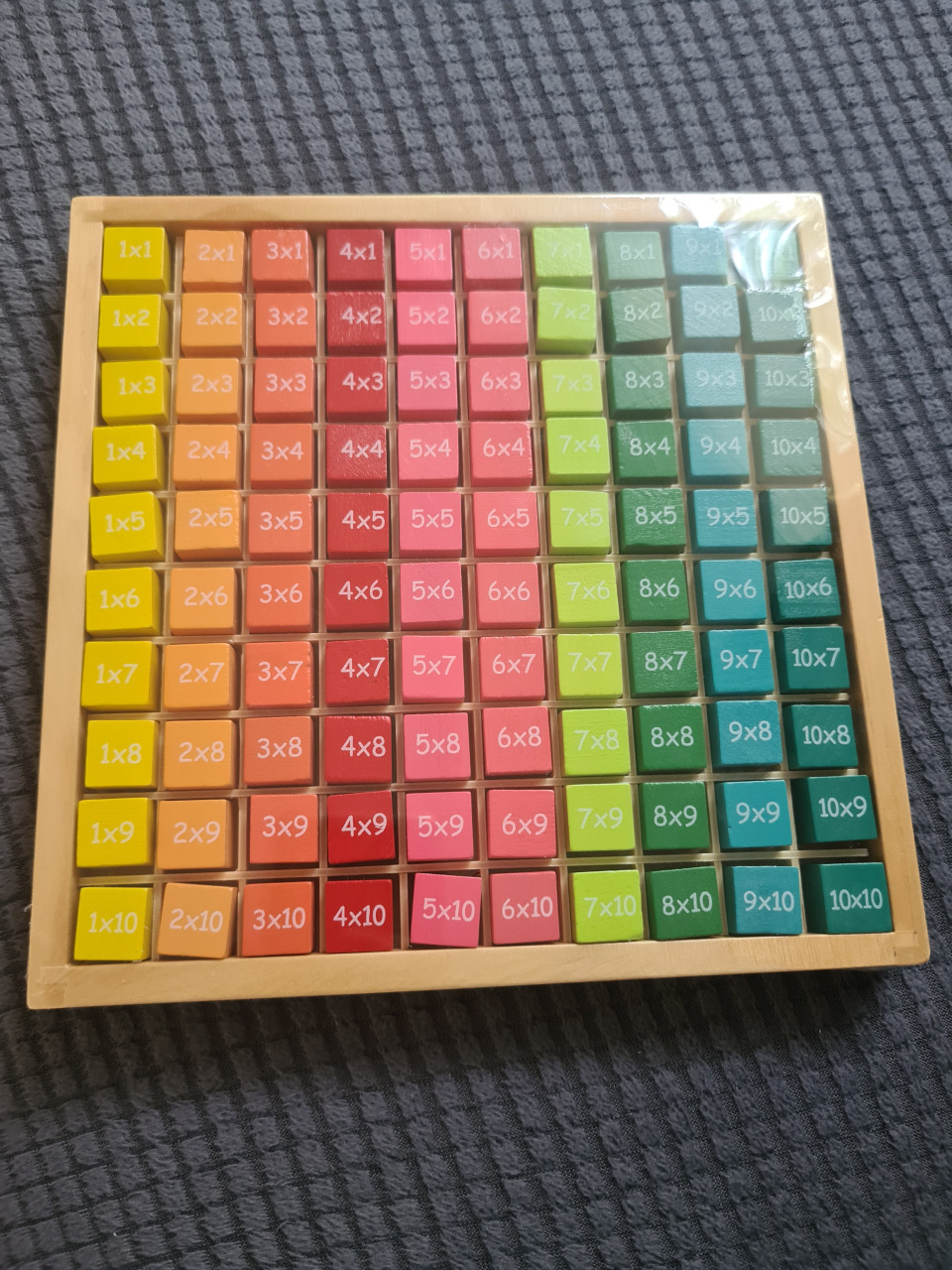 Leer de Tafels bord Nieuw!