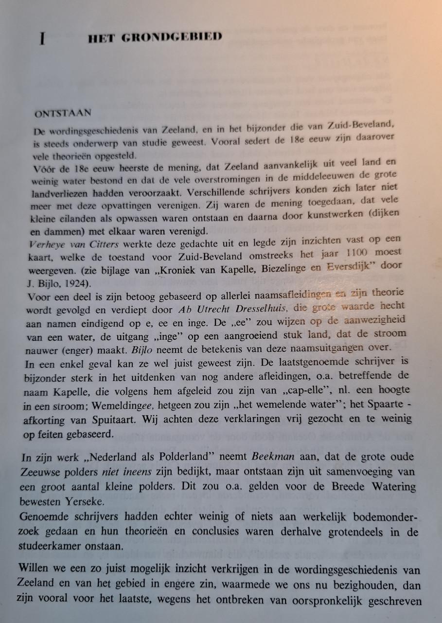 De geschiedenis van Kapelle / Kapelle ~ Biezelinge ~ Eversdijk ~ Schore