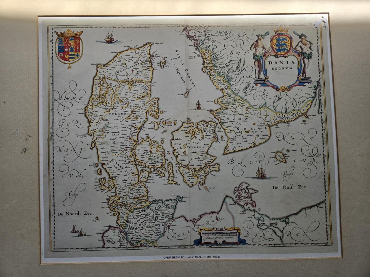 6x Historische landkaart reproduktie 57x50 cm. Prijs is per stuk