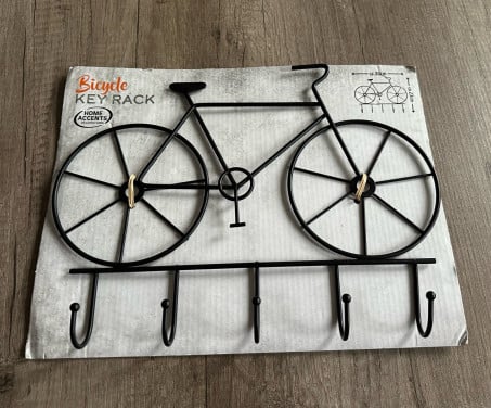 Sleutelrekje in fietsvorm