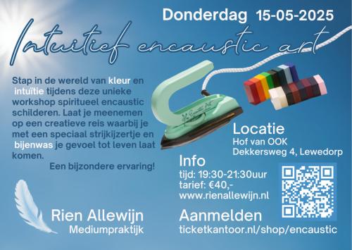 Spiritueel Encaustic Art, 21 mei 2026