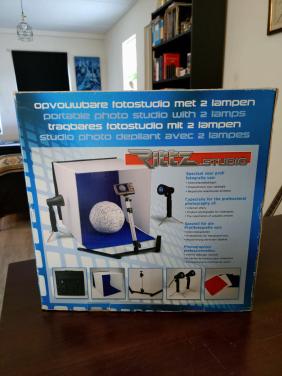 Productfotografie set fotostudio opvouwbaar