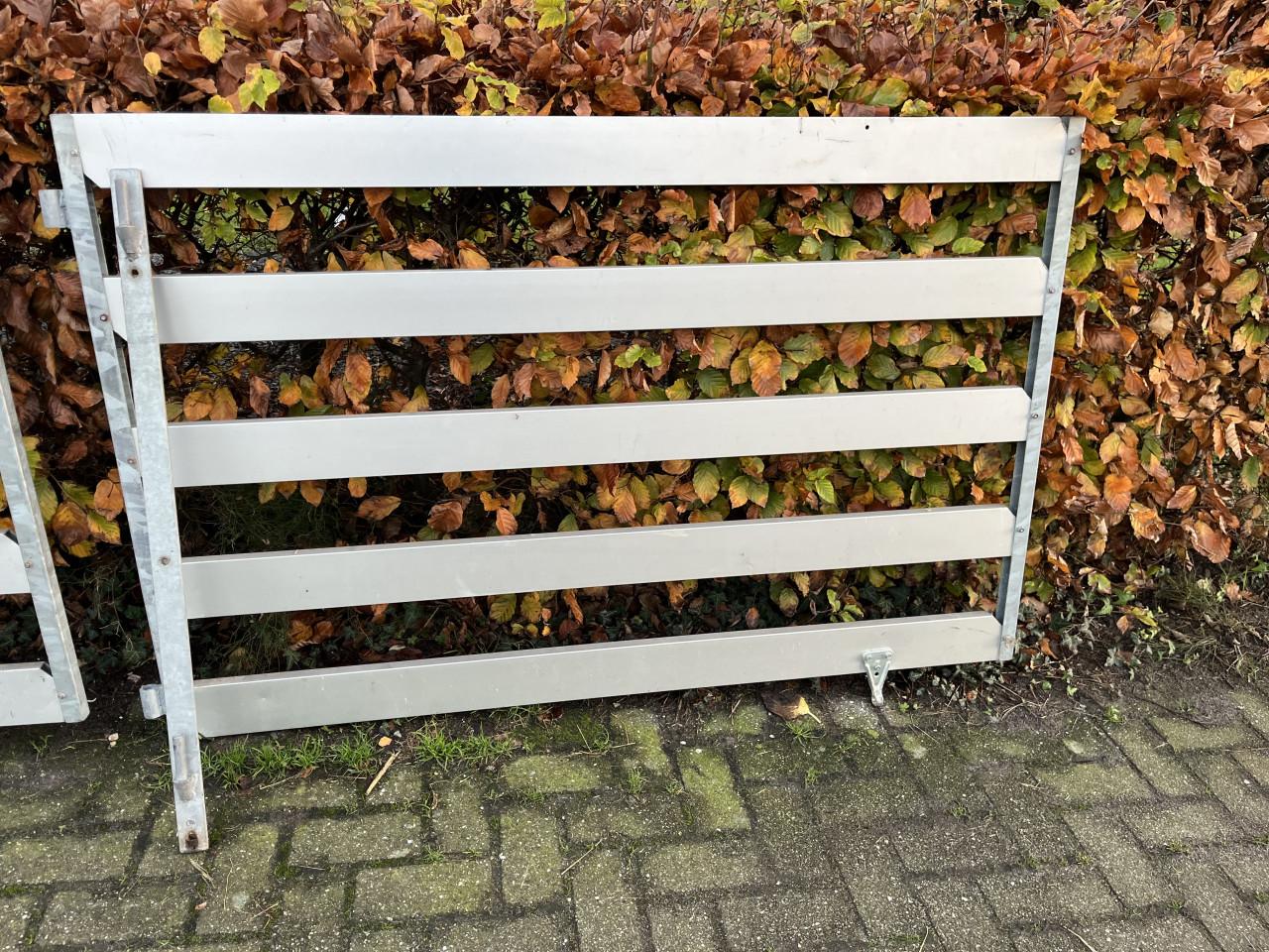 Aluminium kleinvee hekken inclusief scharnieren
