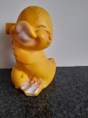 Vintage Rubberen Piepbeestje ( in goede staat )  €4 pe4 stuk