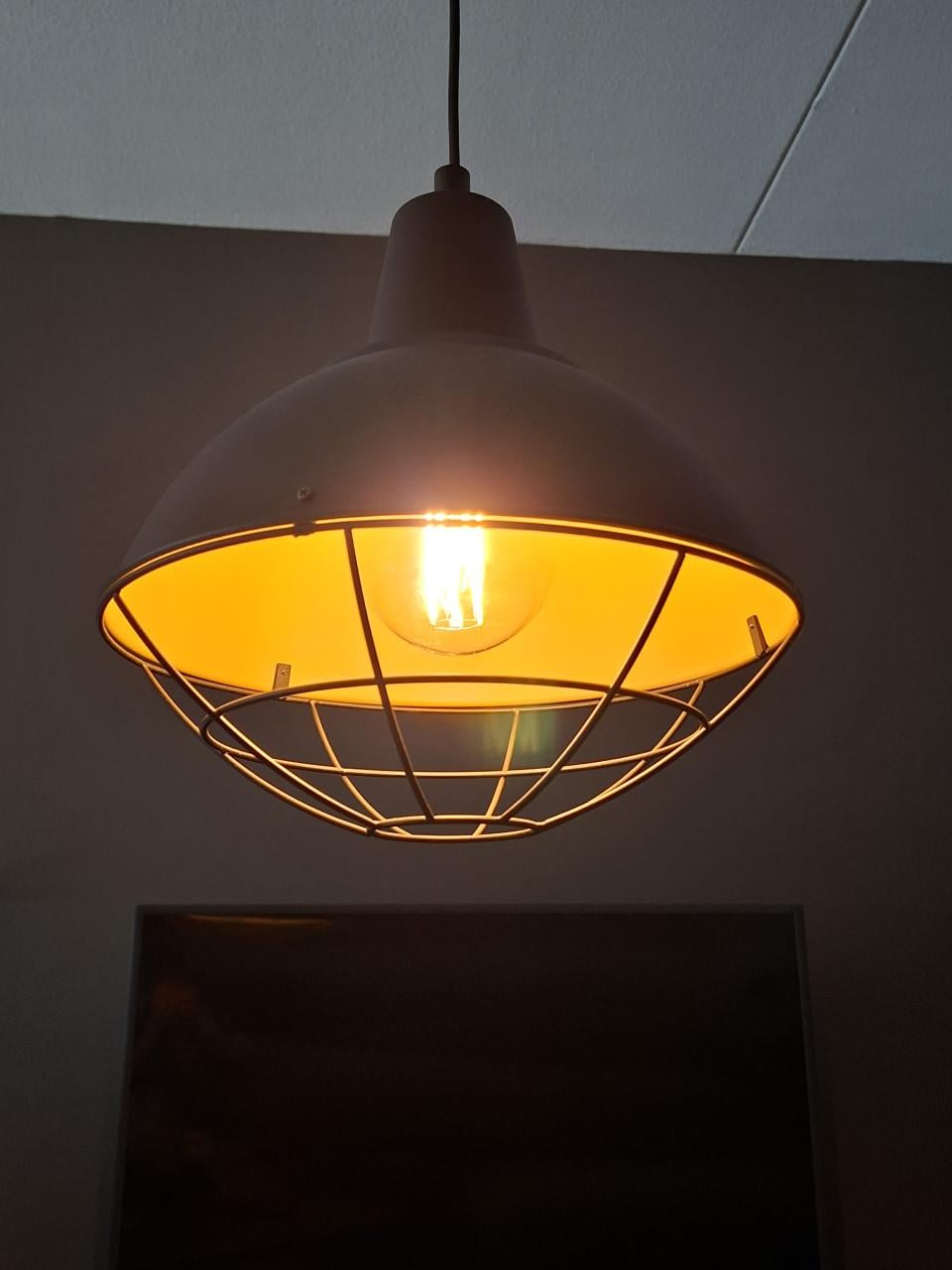 2x Hanglamp- Industrieel ontwerp- inclusief dimbare led lamp.