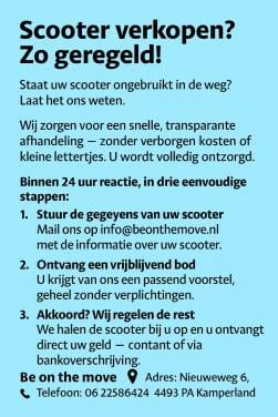 Scooter verkopen? Zo geregeld!