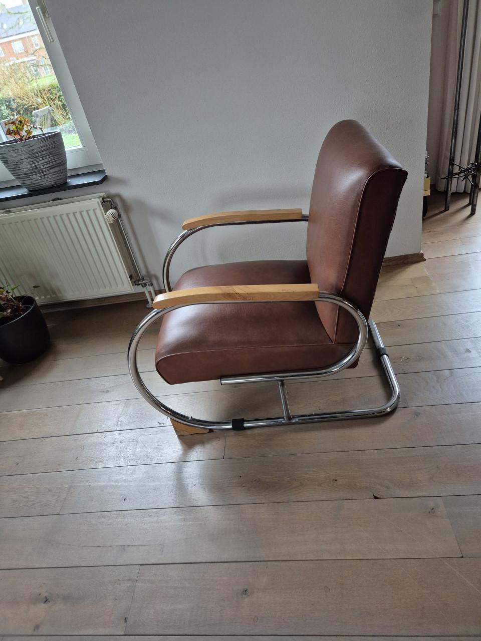 Vintage relaxstoel Tubax Vilvoure