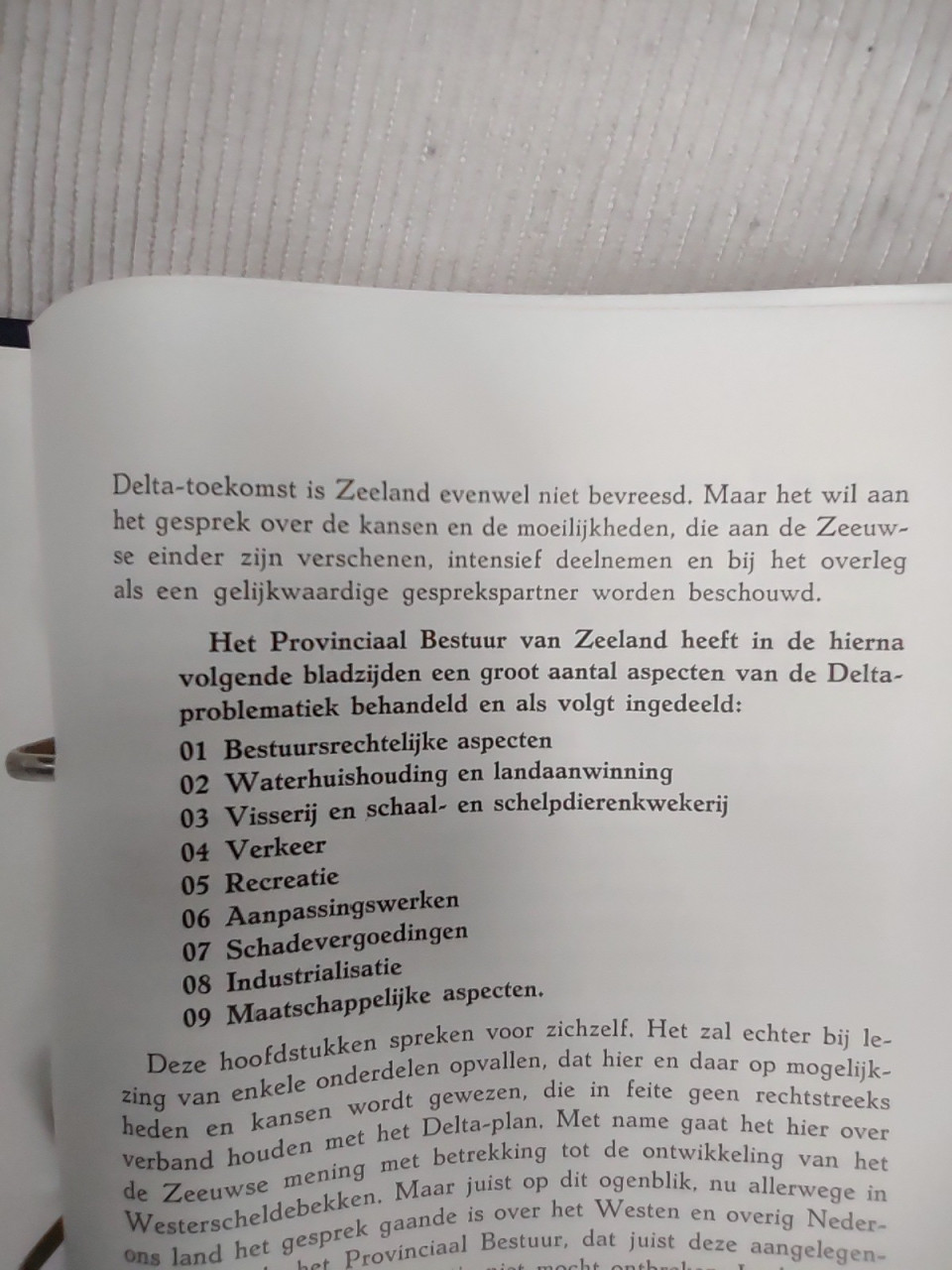 Documentatie Deltazaken. provinciaal bestuur van Zeeland