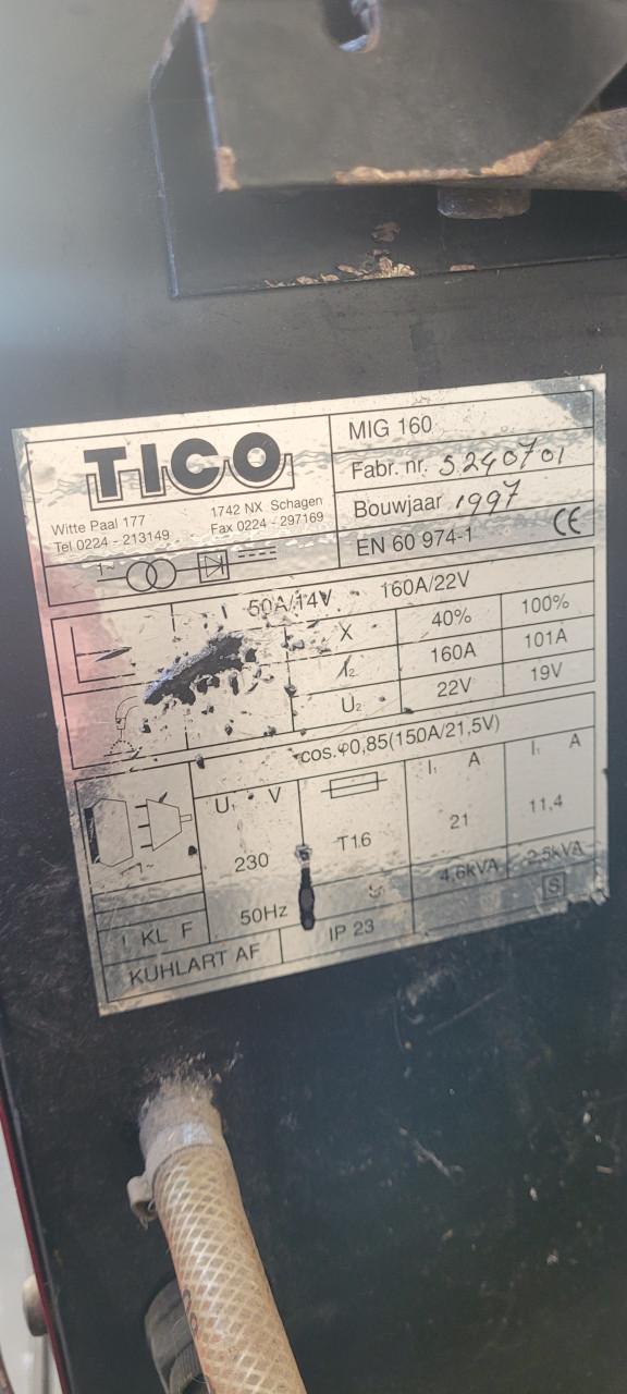 Tico mig 160 lasapparaat