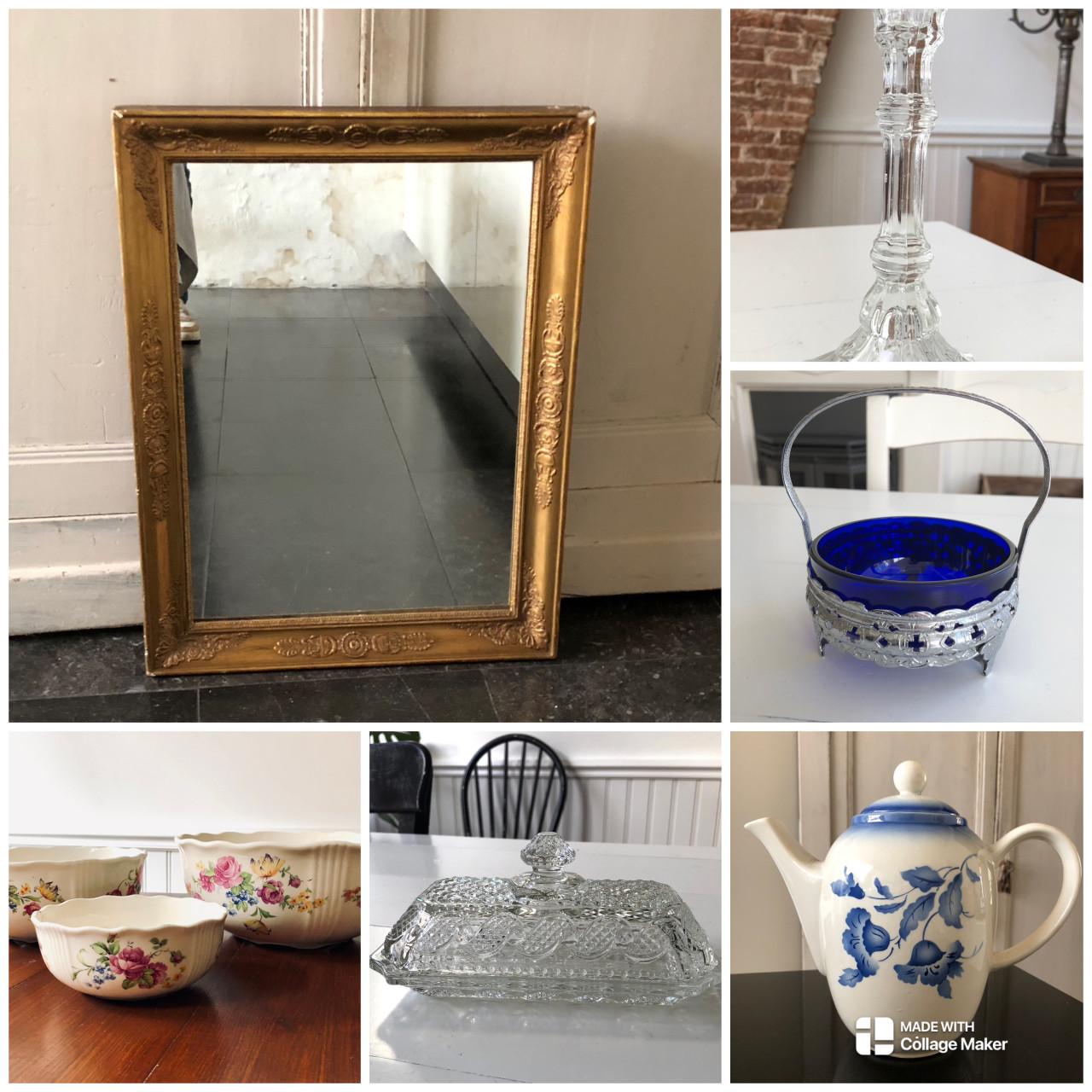 Diverse mooie oude brocante spulletjes